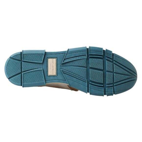 Dolce & Gabbana White Leather Loafers Moccasins Men's Shoes - Picture 3 of 6